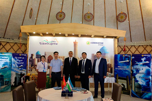 НАК «Узбекистон хаво йуллари» представила свои услуги на Kyrgyzstan Tourism Expo 2018