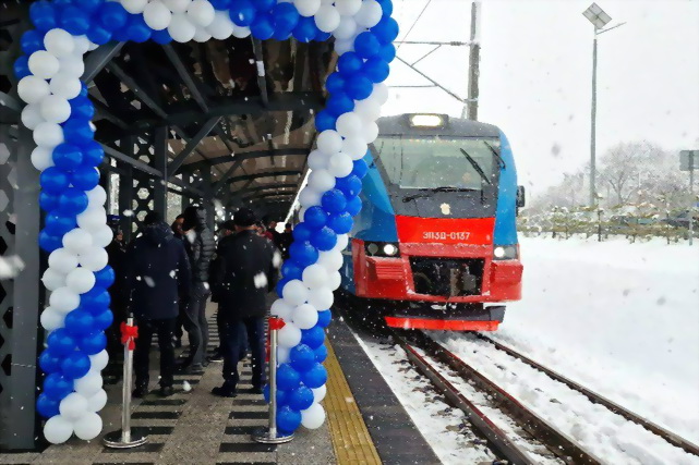 Янги Чиноркент темир йўл бекати очилди
