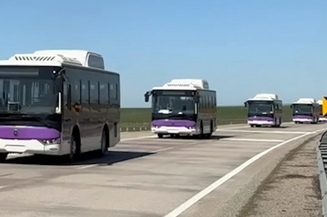 Фарғонага замонавий автобусларнинг янги партияси етказиб берилди