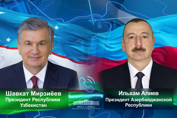 Президент Узбекистана поздравил лидера Азербайджана с успешным проведением президентских выборов