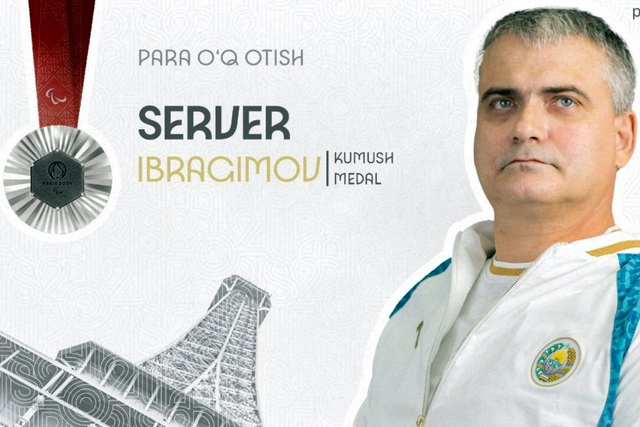 Сервер Ибрагимов завоевал серебряную медаль Паралимпиады