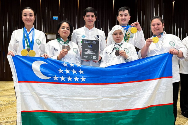 Uzbek chefs win prizes at prestigious “Golden Shah 2025” Championship in Baku