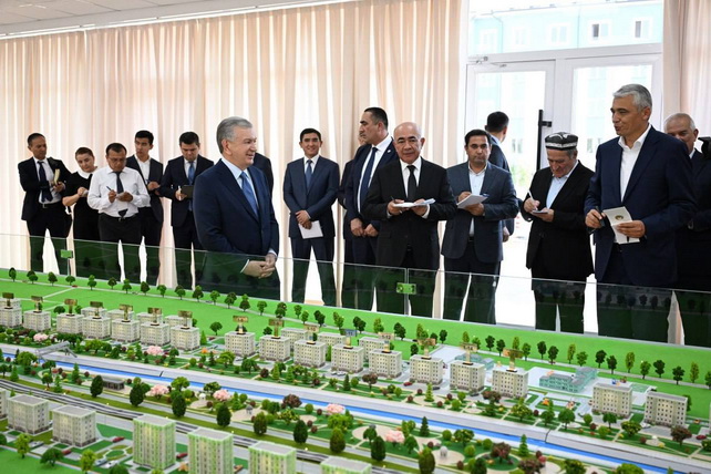 Parkentgacha qurilayotgan temir yo‘l tuman rivojini jadal oshiradi
