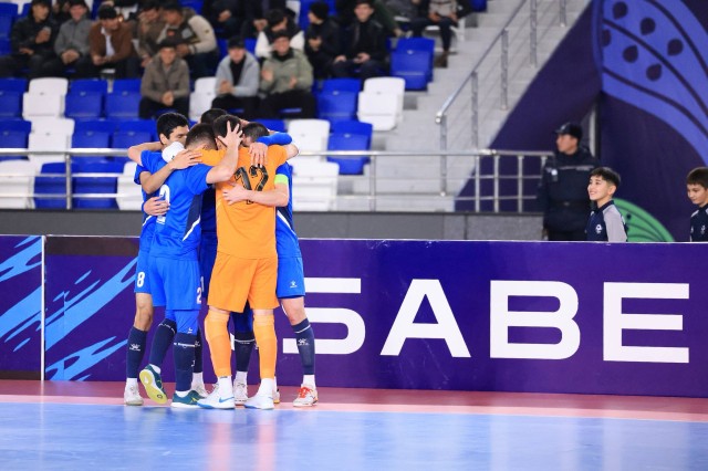 Футзал: Узбекистан победил Россию со счётом 3:2 в Бухаре (голы)