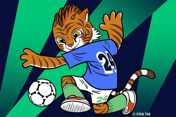 Turanian Tiger XON becomes the official mascot of the FIFA Futsal World Cup Uzbekistan 2024™