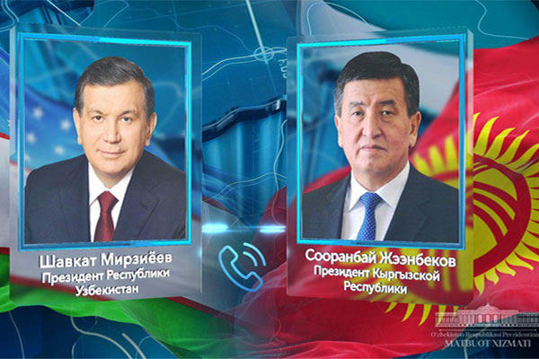 Shavkat Mirziyoyev and Sooronbay Jeenbekov discuss prospects of mutually beneficial cooperation