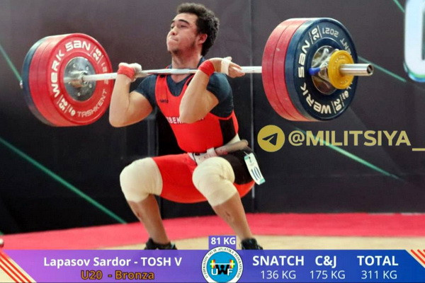 Sardor Lapasov banned from international and national competitions