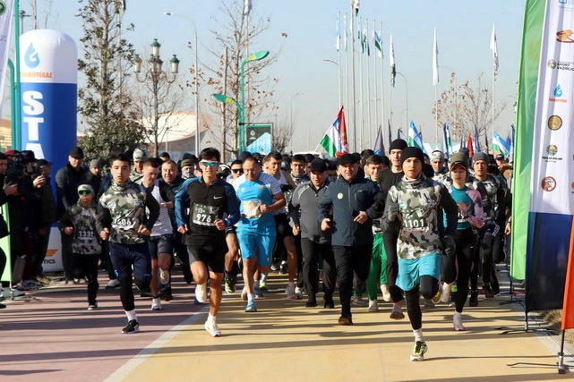 Men G’olib run race held in Tashkent,