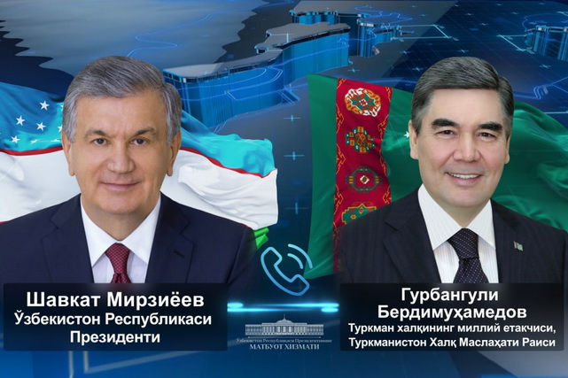 O‘zbekiston va Turkmaniston yetakchilari ko‘p qirrali hamkorlikni yanada kengaytirish masalalarini ko‘rib chiqdilar