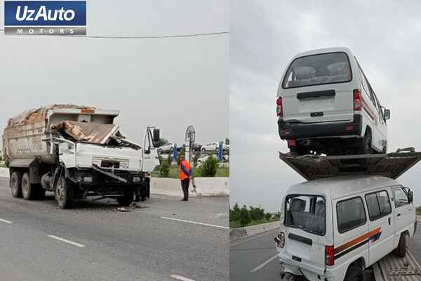UzAuto Motors разъяснила ситуацию вокруг аварии с трейлером