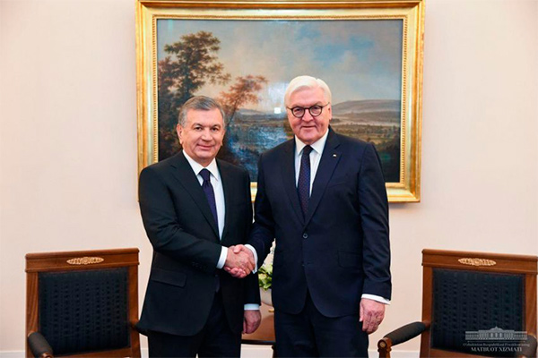 Negotiations kick off between the Presidents of Uzbekistan and Germany
