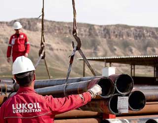 LUKOIL starts construction works at Gumbulak and Adamtash fields