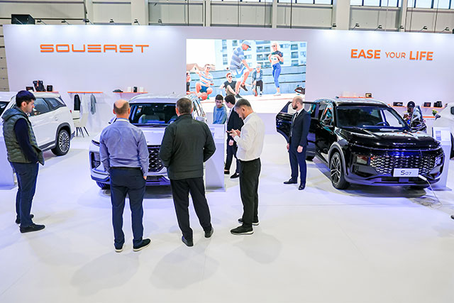 Бренд SOUEAST представил кроссоверы S09 и S07 на выставке Automechanika Tashkent 2024