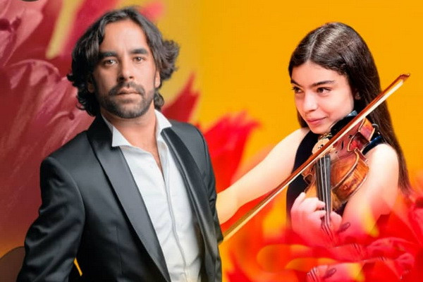 В Ташкенте пройдет концерт с участием испанского гитариста Даниэля Касареса и испанской скрипачки Инес Маро Бургос Бабаханян