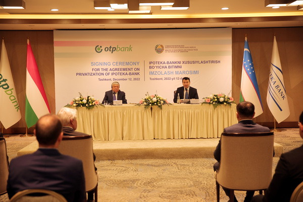 Венгерский OTP Bank приобретает узбекский банк «Ипотека-банк»