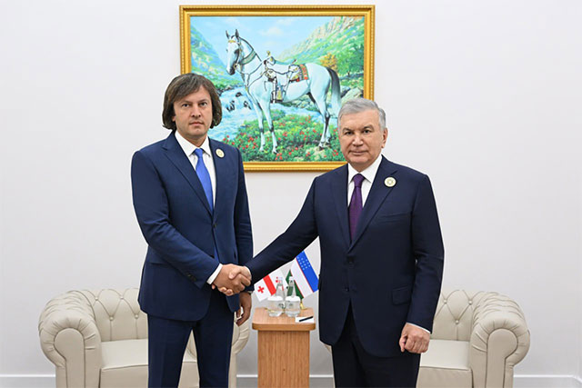 Mirziyoyev and Kobakhidze Discuss New Projects and Trade Growth