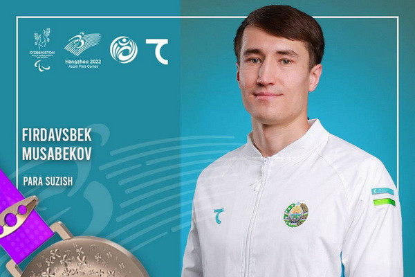 Ханчжоу-2022: Фирдавс Мусабеков завоевал свою третью медаль на Пара Азиаде