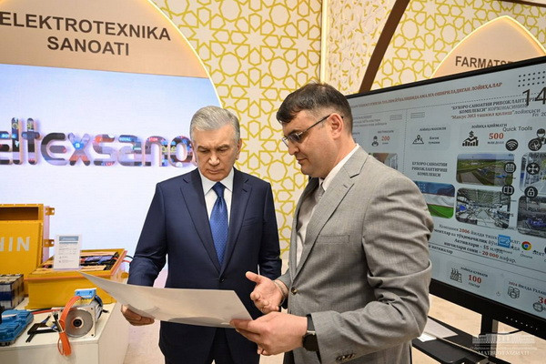 Саноат маҳсулотлари ва янги лойиҳалар тақдимот қилинди