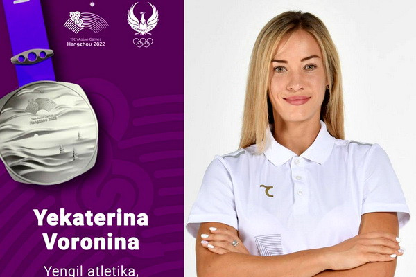 Hangzhou 2022: Ekaterina Voronina wins her second medal at the Asian Games