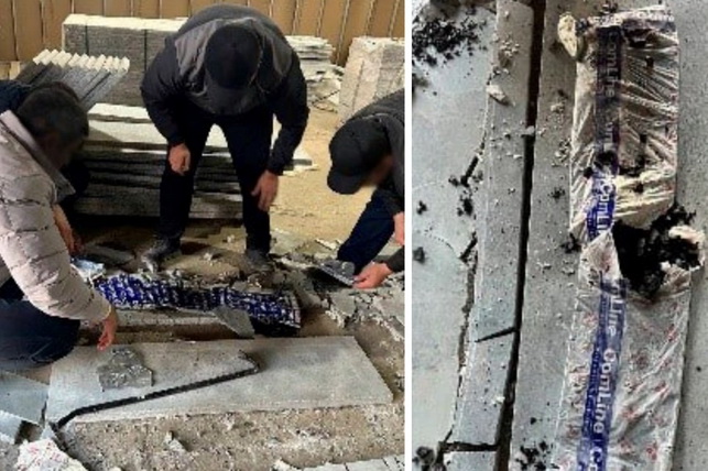 В Самаркандской области изъяли более 37 кг опия, скрытого в мраморных плитах
