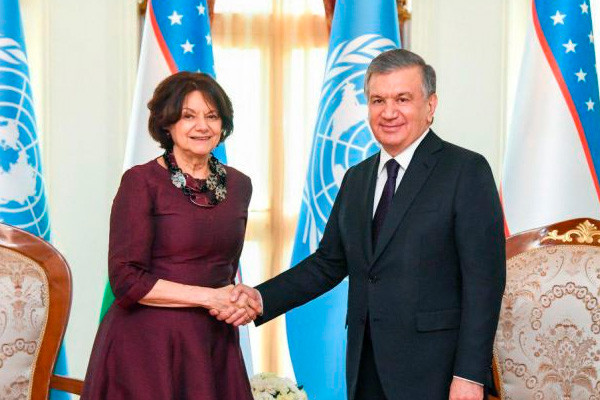 President of Uzbekistan meets with UN Under-Secretary-General