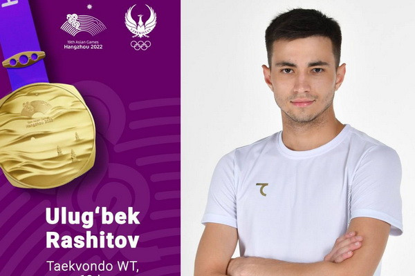 Hangzhou 2022: Ulugbek Rashitov is a champion