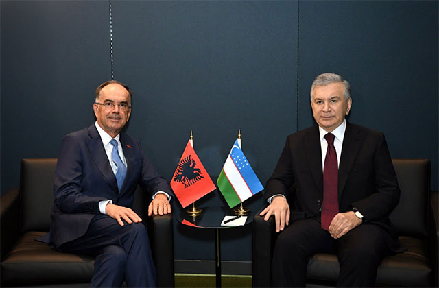 Лидеры Узбекистана и Албании обсудили вопросы расширения двустороннего сотрудничества