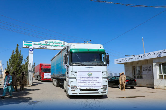 O‘zbekiston Afg‘onistonga insonparvarlik yordami yubordi