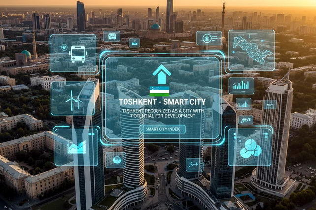 Ташкент признан городом с «потенциалом для развития» в рейтинге умных городов