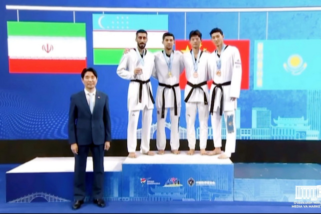 Uzbekistan wins 9 medals on opening day of Asian Taekwondo Championship in China