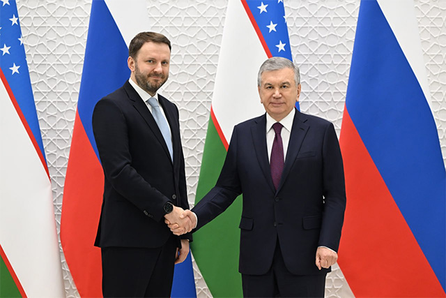 Ўзбекистон Президенти Россия делегациясини қабул қилди