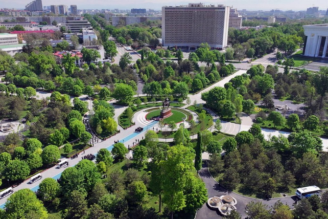 Сквер Амира Темура в Ташкенте обновят для пешеходов