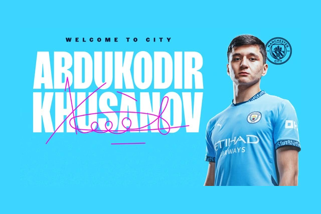 Abdukodir Khusanov officially joins Manchester City