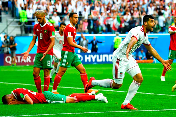 Иран вырвал победу у Марокко на 95-й минуте