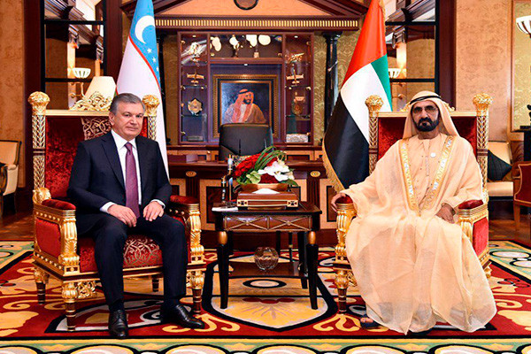 Shavkat Mirziyoyev met with Vice President, Prime Minister of the UAE