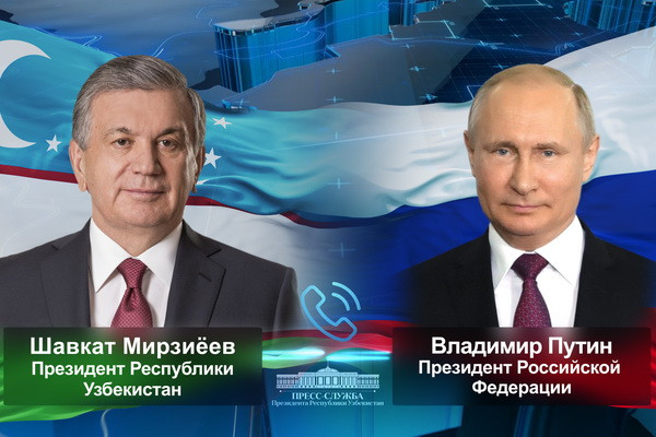 Лидеры Узбекистана и России обсудили ключевые вопросы двустороннего сотрудничества