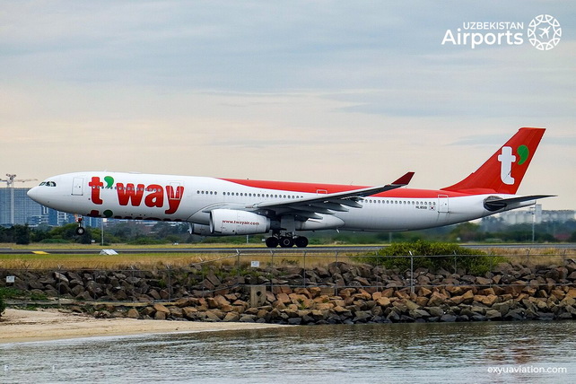 T'way Air Сеул ва Тошкент ўртасида мунтазам авиақатновларни йўлга қўяди