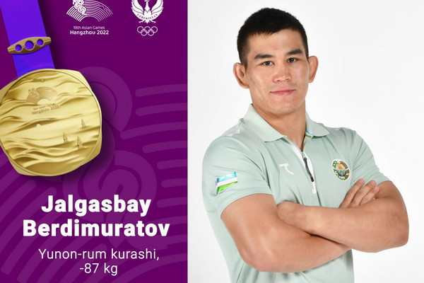 Hangzhou 2022: Zhalgasbay Berdimuratov is the champion of the Asian Games!