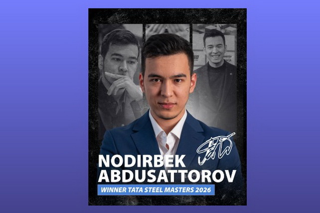 Нодирбек Абдусатторов стал чемпионом престижного турнира Tata Steel Chess