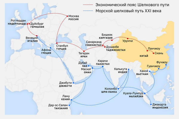 Развитие сотрудничества в рамках инициативы «Пояс и путь» в Центральной Азии зависит от стабильности в регионе