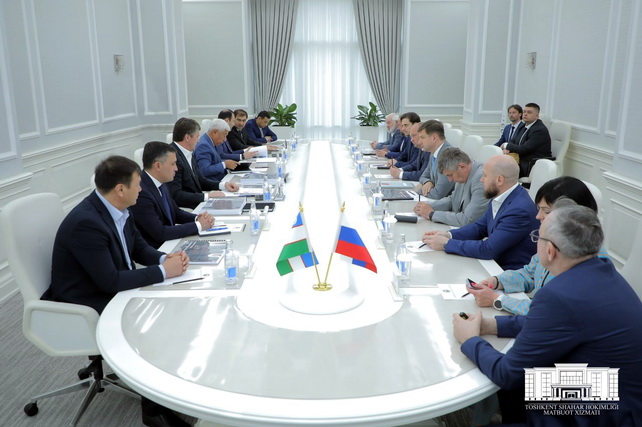 Хоким Ташкента и вице-губернатор Санкт-Петербурга обсудили создание «Петербургского квартала»
