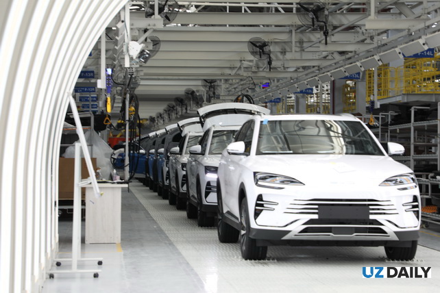 BYD в Узбекистане планирует выпуск 10 новых моделей к 2030 году