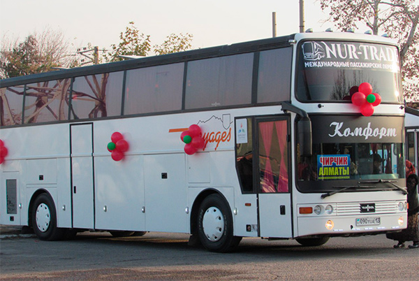 New bus route links Chirchik and Almaty