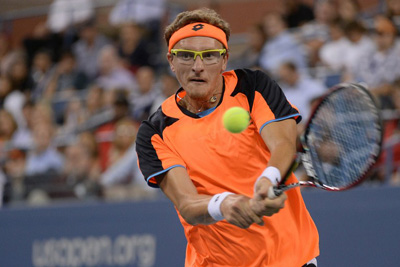 Denis Istomin loses to Guillaume Rufin