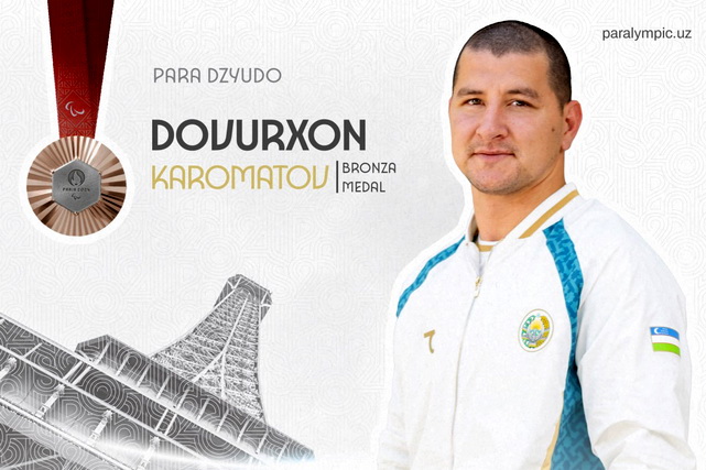 Dovrukhon Karomatov wins bronze at Paralympic Games