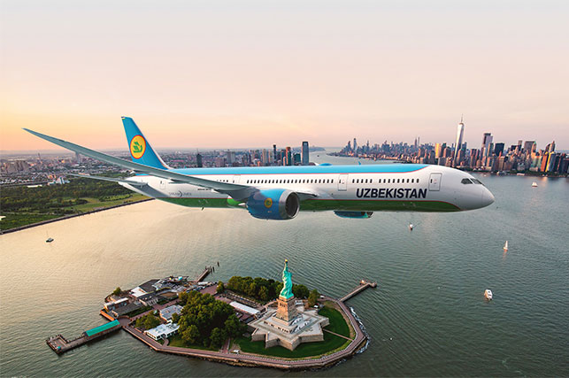 Uzbekistan Airways заключила крупнейший контракт с Boeing на 22 самолета 787 Dreamliner