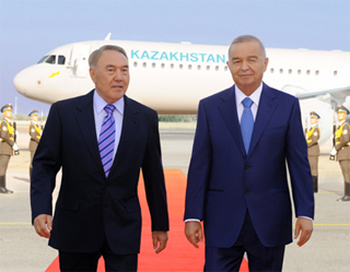 President of Kazakhstan arrives in Uzbekistan