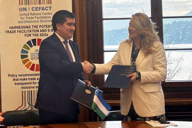 Узбекистан и UNECE подписали национальную дорожную карту, направленную на облегчение торговли