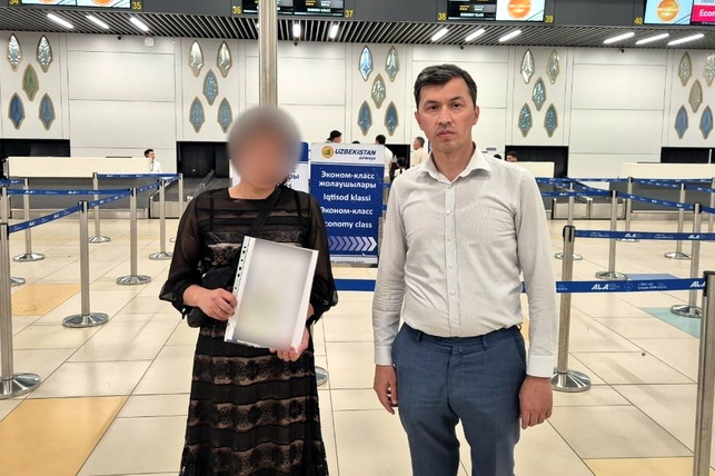 A Victim of Human Trafficking Returned to Uzbekistan from Kazakhstan