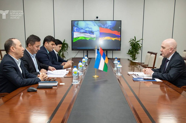 Узбекистан и Армения обсудили расширение сотрудничества в транспортной сфере